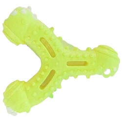 Multi Magic Kauçuk Küçük ve Orta Irk Köpek Kemirme Sapan Oyuncağı 12 x 11 Cm - Açık Yeşil - Multi Magic