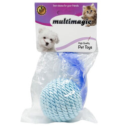 Multi Magic Örgü Peluş Kedi Oyuncağı 8x8 Cm - Multi Magic