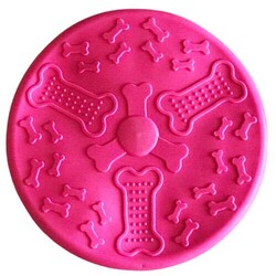 Multi Magic Sert Plastik Frizbee Köpek Oyuncağı 21 Cm - Fuşya - Multi Magic