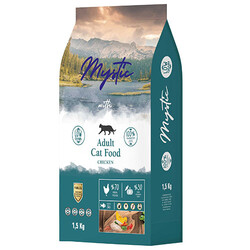 Mystic - Mystic Düşük Tahıllı Tavuk Etli Yetişkin Kedi Maması 1,5 Kg