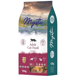Mystic Gourmet Düşük Tahıllı Kedi Maması 15 Kg + 5 Adet Mystic 400 Gr Konserve - Mystic