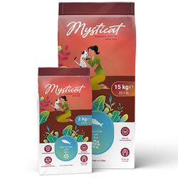 Mysticat - Mysticat Balıklı ve Pirinçli Yetişkin Kedi Maması 15 Kg