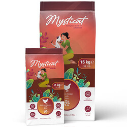 Mysticat Tavuk Etli ve Pirinçli Yetişkin Kedi Maması 15 Kg - Mysticat