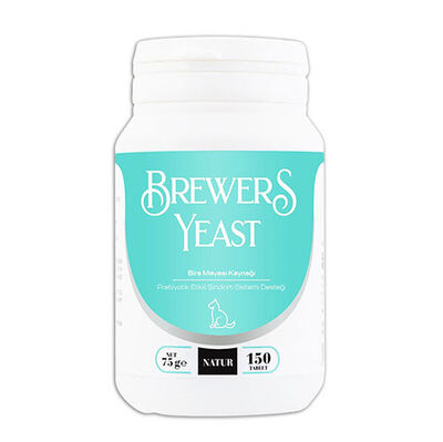 Natur Brewers Yeast Köpek İçin Sarımsaklı Maya Tableti (150 Tab.)