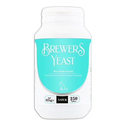 Natur Brewers Yeast Küçük ve Orta Irk Köpek Maya Tableti (250 Tab.)