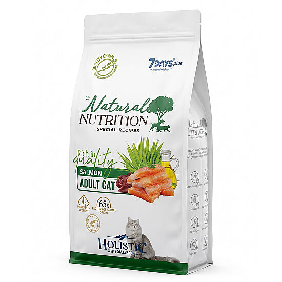 Natural Nutrition Somonlu Kedi Maması 2 Kg + Animarie Konserve 400 Gr - 2