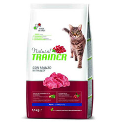 Natural Tranier - Natural Trainer Biftekli (Dana Etli) Kedi Maması 1,5 Kg