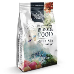 Nature Plan - Nature Plan 3050 Meyve Aromalı ve Ballı Muhabbet Kuşu Yemi 500 Gr