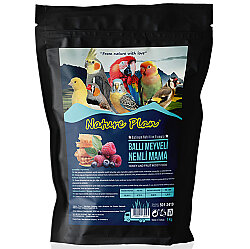 Nature Plan Ballı Meyveli Nemli Kuş Maması 1 Kg - Nature Plan