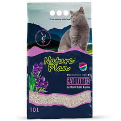 Nature Plan - Nature Plan İnce Taneli Lavanta Kokulu Bentonit Kedi Kumu 10 Lt