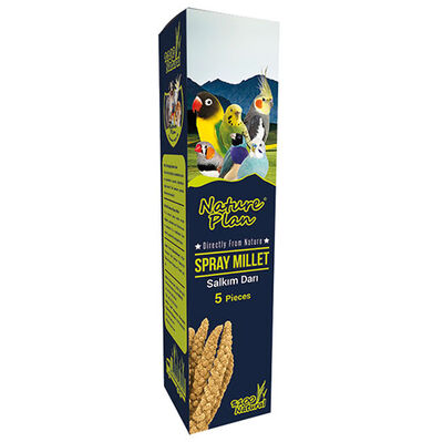 Nature Plan Spray Millet Salkım (Dal) Darı 5'li Paket
