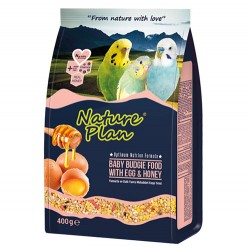 Nature Plan - Nature Plan Yumurta ve Ballı Yavru Muhabbet Kuşu Yemi 400 Gr