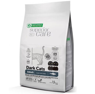 Natures Protection Dark Cat Siyah Tüylü Kedi Maması 1,5 Kg + Biopet 25 ml Malt