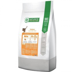 Natures Protection - Natures Protection Indoor Kümes Hayvanı Ev Kedileri İçin Yetişkin Kedi Maması 18 Kg