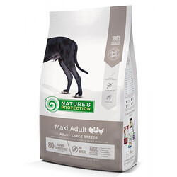 Natures Protection - Natures Protection Maxi Adult Büyük Irk Köpek Maması 12 Kg + 4 Adet Temizlik Mendili