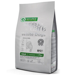 Natures Protection - Natures Protection Superior Care White Coat Küçük Irk Böcekli Beyaz Köpek Maması 1.5 Kg