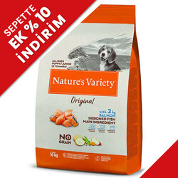Natures Variety Junior Somonlu Tahılsız Yavru Köpek Maması 10 Kg - Natures Variety