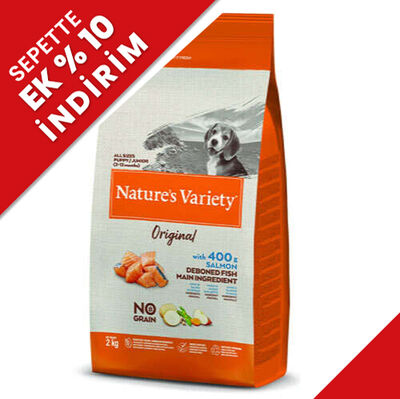 Natures Variety Junior Somonlu Yavru Tahılsız Köpek Maması 2 Kg - 1