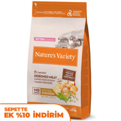 Natures Variety Kitten Free Range Tavuk Etli Tahılsız Yavru Kedi Maması 1,25 Kg - Natures Variety