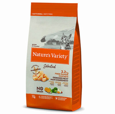 Natures Variety Kıtten Free Range Tavuk Etli Tahılsız Yavru Kedi Maması 7 Kg