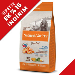 Natures Variety Medium Maxi Orta ve Büyük Irk Norveç Somonu Tahılsız Köpek Maması 2 Kg - Thumbnail