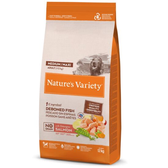 Natures Variety Medium Maxi Orta ve Büyük Irk Somonlu Tahılsız Köpek Maması 12 Kg - 2