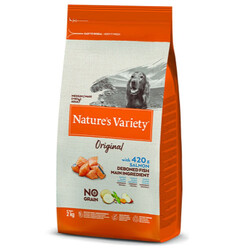 Natures Variety - Natures Variety Medium Maxi Orta ve Büyük Irk Somonlu Tahılsız Köpek Maması 2 Kg