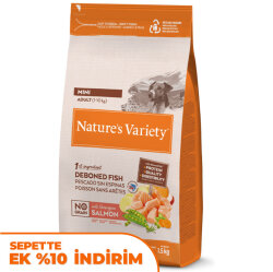 Natures Variety Mini Küçük Irk Somonlu Tahılsız Köpek Maması 1,5 Kg - Natures Variety