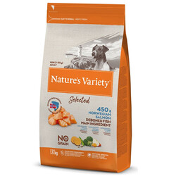 Natures Variety No Selected Mini Küçük Irk Norveç Somonu Tahılsız Köpek Maması 1,5 Kg - Thumbnail