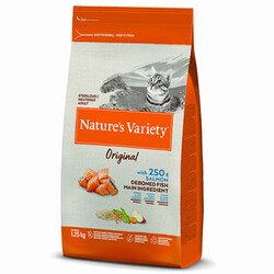 Natures Variety - Natures Variety Sterilised Somonlu Kısırlaştırılmış Kedi Maması 1,25 Kg