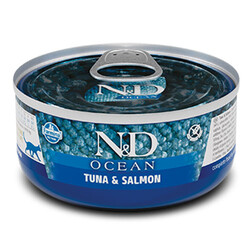N&D (Naturel&Delicious) - ND 2031 Ocean Ton Balığı ve Somonlu Kedi Konservesi 70 Gr