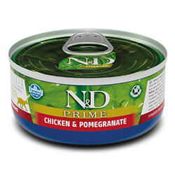 ND 2055 Prime Tavuk Etli ve Narlı Kedi Konservesi 70 Gr - N&D