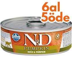 ND 2093 Pumpkin Balkabaklı ve Ördek Etli Kedi Konservesi 80 Gr - 6 Al 5 Öde - N&D