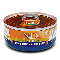 ND 2109 Pumpkin Balkabak ve Kuzu Etli Kedi Konservesi 70 Gr - N&D
