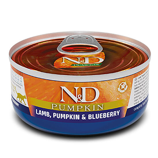 ND 2109 Pumpkin Balkabak ve Kuzu Etli Kedi Konservesi 70 Gr - 1