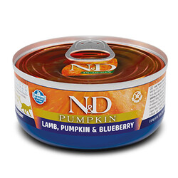 ND 2109 Pumpkin Balkabak ve Kuzu Etli Kedi Konservesi 70 Gr - N&D