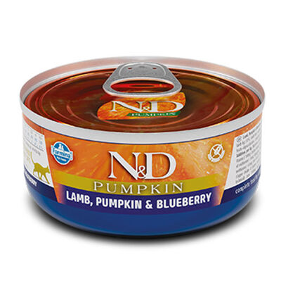 ND 2109 Pumpkin Balkabak ve Kuzu Etli Kedi Konservesi 70 Gr