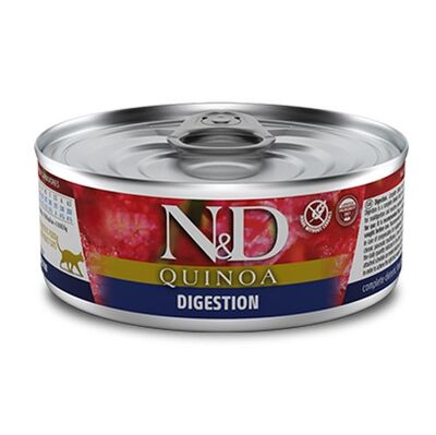 ND 2130 Quinoa Digestion Hassas Sindirim için Kinoa, Kuzu ve Enginarlı Kedi Konservesi 80 Gr