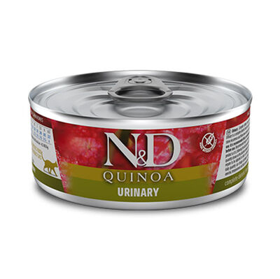 ND 2178 Quinoa Urinary İdrar Yolları Sağlığı için Kinoa ve Ördekli Kedi Konservesi 80 Gr