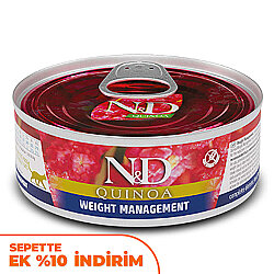 ND 2192 Quinoa Weight Management Kilo Kontrolü için Kinoa ve Kuzulu Kedi Konservesi 80 Gr - N&D