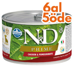 ND 2260 Puppy Mini Prime Tavuk ve Nar Yavru Köpek Konserve Maması 140 Gr - 6 Al 5 Öde - N&D