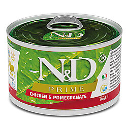 ND 2277 Mini Prime Tavuk ve Nar Köpek Konserve Maması 140 Gr - N&D