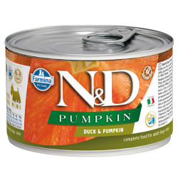 N&D (Naturel&Delicious) - ND 2321 Mini Balkabaklı ve Ördek Etli Köpek Konservesi 140 Gr