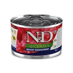 N&D (Naturel&Delicious) - ND 2413 Quinoa Mini Weight Management Light Kinoa Kuzu Köpek Konservesi 140 Gr