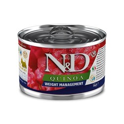 ND 2413 Quinoa Mini Weight Management Light Kinoa Kuzu Köpek Konservesi 140 Gr - Thumbnail