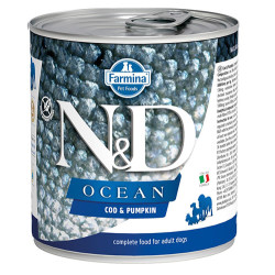 N&D (Naturel&Delicious) - ND 2451 Ocean Morina Balıklı ve Balkabaklı Köpek Konservesi 285 Gr