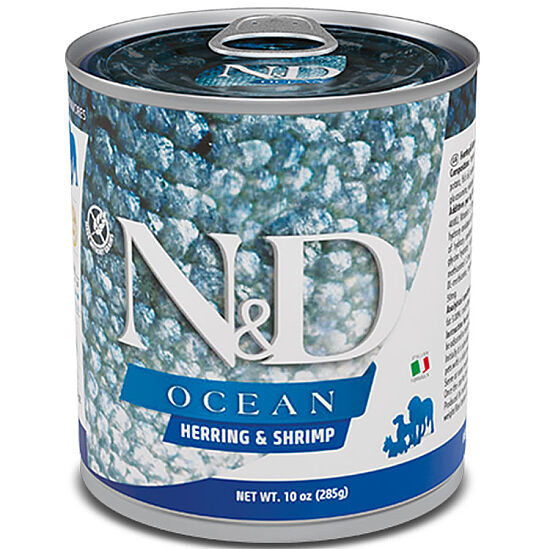 ND 2468 Ocean Ringa Balıklı ve Karidesli Köpek Konservesi 285 Gr - 1