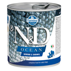 N&D (Naturel&Delicious) - ND 2468 Ocean Ringa Balıklı ve Karidesli Köpek Konservesi 285 Gr