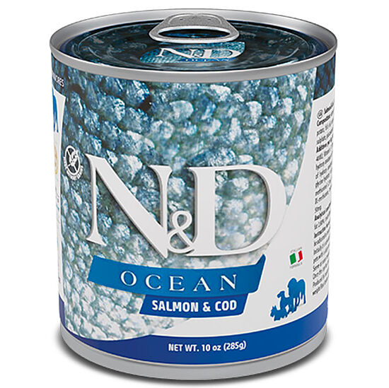 ND 2475 Ocean Somon ve Morina Balıklı Köpek Konservesi 285 Gr - 1