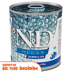 ND 2475 Ocean Somon ve Morina Balıklı Köpek Konservesi 285 Gr - N&D